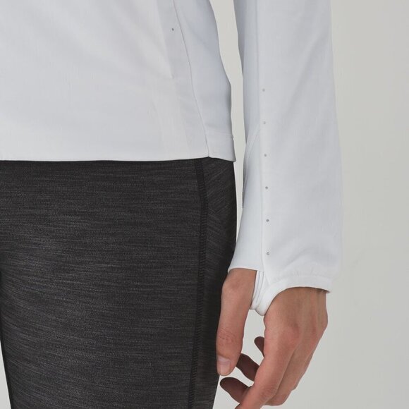 Lululemon Run For Cold Jacket- White Primaloft Lightweight Winter Jacket - Picture 8 of 14